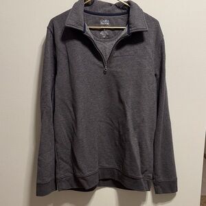 Croft & Barrow Men's Charcoal Zip-Up Sweater